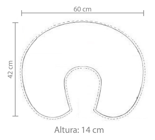 Imagen 5 de 10 de Almohada Almohadón Amamantar Lactancia Microperlas Maminia