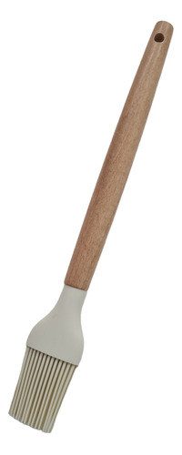 Pincel Silicona Repostera 27 Cm Mango Bambu 