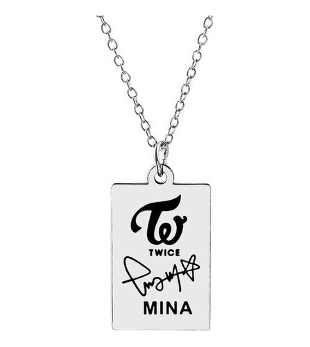 Kpop Twice Team Collar De Acero Inoxidable, Acceso N-tw-2 Sv