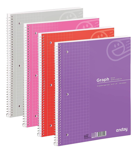 Cuaderno De Papel Cuadriculado Emraw, Cuaderno De Cuadrícula