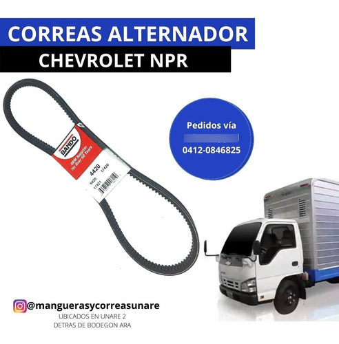 Correa Alternador Camión Chevrolet Npr 17420 Bando