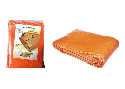 Lona Impermeable Naranja C/protección Uv 5x4m 175g/m2 Goldex