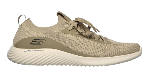 Tenis Skechers Sport Bounder Beige Hombre Mod 52595tpe