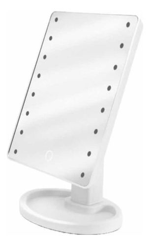 Espejo Para Tocador Con Luz Led Ajustable Y Rotación De 360°