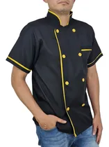Comprar Filipina Chef Hombre Negra Con Mango En Poliéster Mc