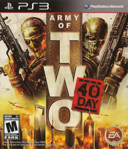 Army Of Two: 40 Days Standard Ps3 Físico