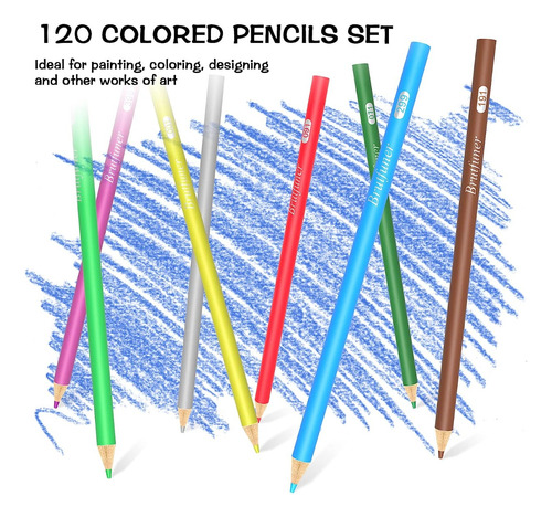 Lapices De Colores Para Colorear 120 Colores Alta Calidad