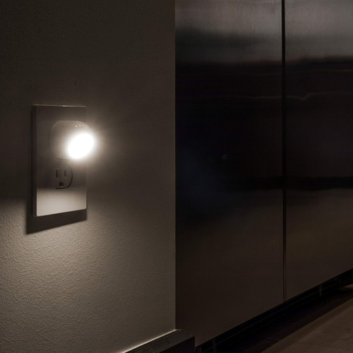 Luz Nocturna Led Giratoria, Paquete De 2, Enchufable, Foco D
