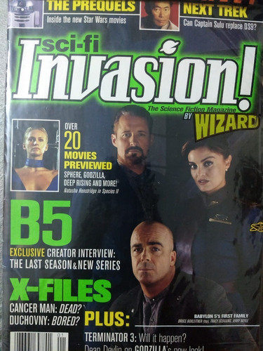 Revista Wizard Sci Fi Invasion Spring 1998