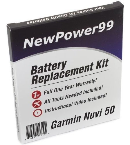 Kit De Reemplazo De Batería Para Garmin Nuvi 50