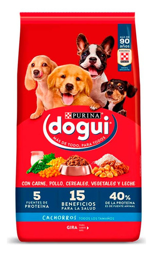 Alimento Para Perros  Carne, Cereales Y Arroz 15 K Dogui Al