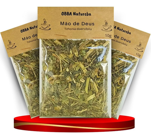 Kit Com 3 Chás Mão De Deus | Verdadeiro Margaridão-amarelo