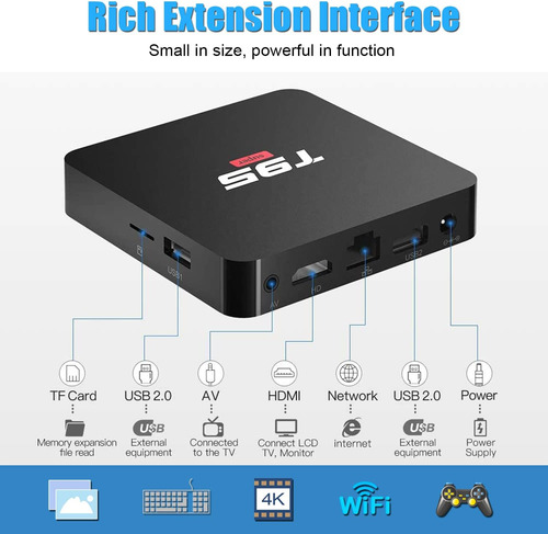 Android Tv Box 10.0, T95 Super Android Tv Box 2gb Ram 16gb R