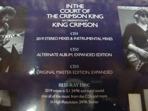 3cds+blu-ray - King Crimson In The Court.. Importado, Lacra