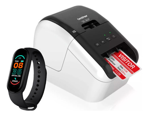 Impresora De Etiquetas Térmica Brother Ql800 + Smartwatch