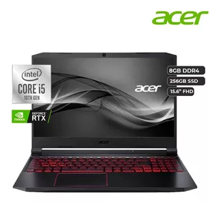 Laptop Acer Nitro 5 15.6 I5 -10300h 8gb 256gb Rtx3050 Win 10