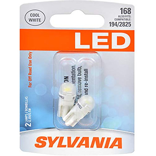 Sylvania - 168 T10 W5w Led Blanco Mini - Bombilla Led Brilla