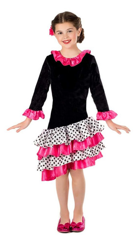 Fun Shack Disfraz Flamenca Para Niños Vestido Baile Español