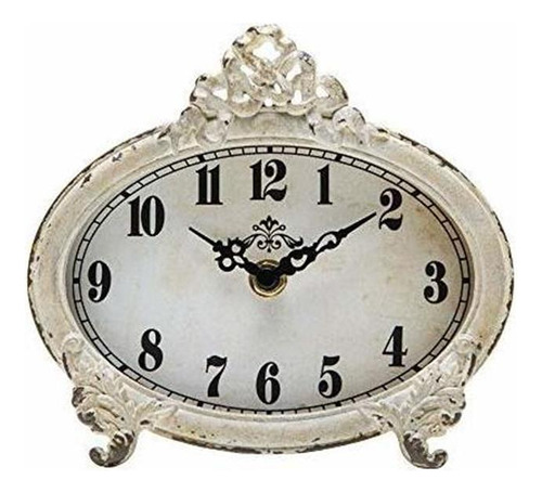 Reloj De Mesa Vintage Nikky Home, Diseño Rústico Que Fu