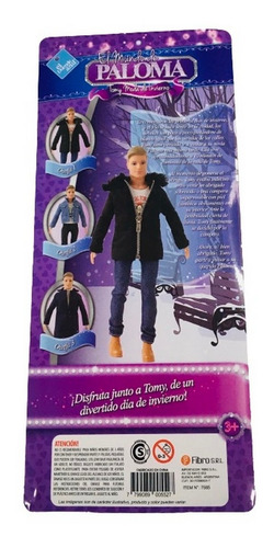 Imagen 4 de 6 de Muneco Paloma Tomy Moda De Invierno Nuevo Ar1 7585 Ellobo