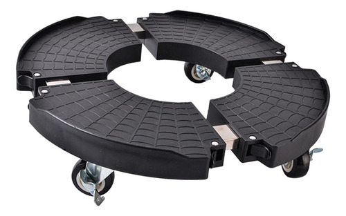 Soporte Para Plantas Con Ruedas Caddy Para Plantas Negro