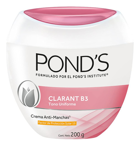 Pond's Crema Facial Anti-manchas Clarant B3 Con Spf15 200 G