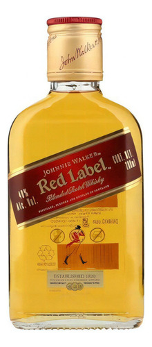 Pack De 12 Whisky Johnnie Walker Red (vidrio) 200 Ml