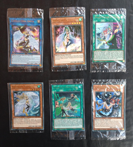 Yugioh 6 Cartas Lost Art Arpia - Nova009 Arpia Español (Usado)