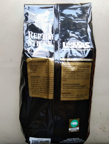 Imagen 4 de 5 de Lote 4 Alimento Tortuga Lomas Wardley Reptile Sticks 1.5kg