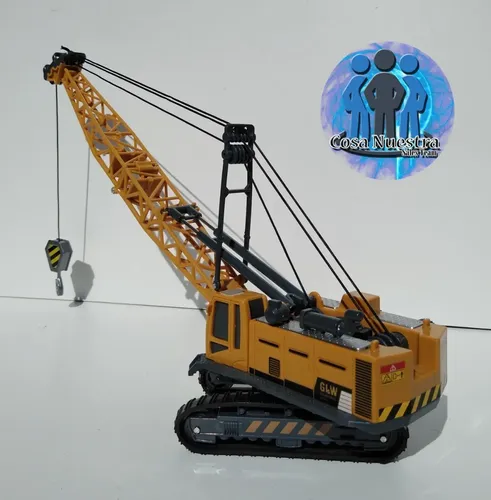 Grúa De Juguete Sobre Orugas Con Brazo Extensible 54 Cm: Vehículo De Construcción Realista Para Niños