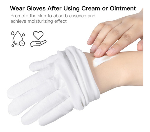 Jgo 12 Pares De Guantes Y Calcetines Humectantes De Algodón