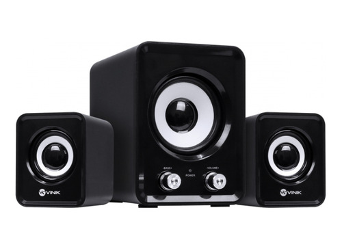 Caixa De Som Portátil Subwoofer Com Caixinha 2.1 Potente 11w