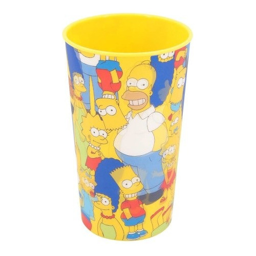 Vaso Lenticular Los Simpson Original 3d Homero Bart 