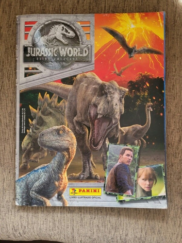 Álbum Jurassic Word Reino Ameaçado C/ Animais Pré-históricos (Usado)
