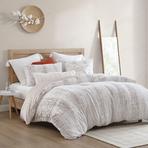 Peri Home Leopard Ropa De Cama De Piel Sintética Súper Suave