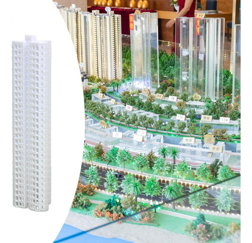 Modelo De Construcción A Escala 1:500, Estilo D