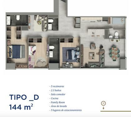 Imagen 16 de 16 de Preventa De Departamento En Ampliación Granada