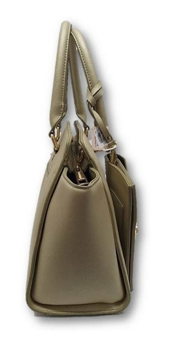 Imagen 5 de 7 de Bolso De Dama Tote Con Cartera Monedero Dorada