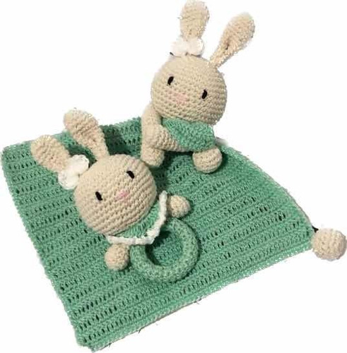 Set De Apego Para Bebés En Crochet Amigurumi