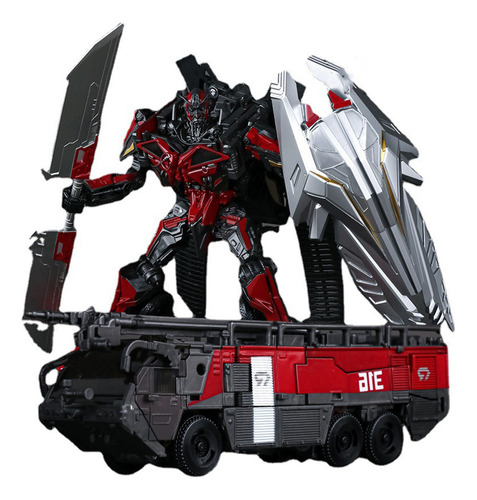 E Transformers Sentinel Prime Camión De Bomberos Miniatura E