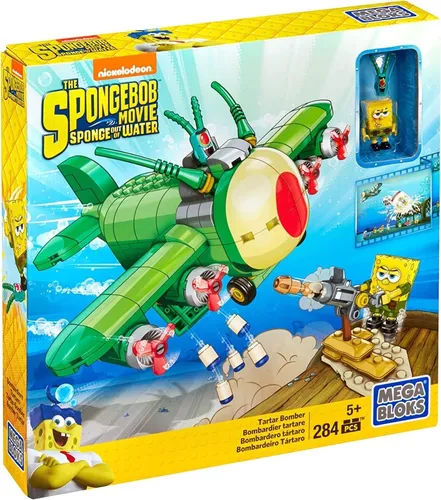 Mega Bloks Bob Esponja Sb Bombardero Tartaro Cnh49 Construx