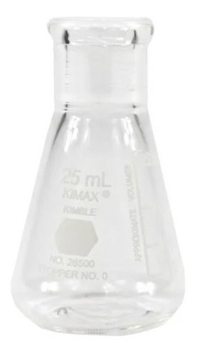 Matraz Erlenmeyer 25ml Kimax
