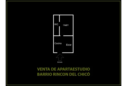 Venta De Apartaestudio En Rincon Del Chico