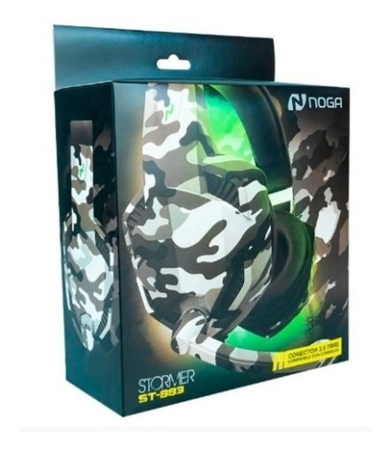 Imagen 2 de 4 de Auricular Gamer Con Micrófono Noga St-883 Ps4 Y Celulares