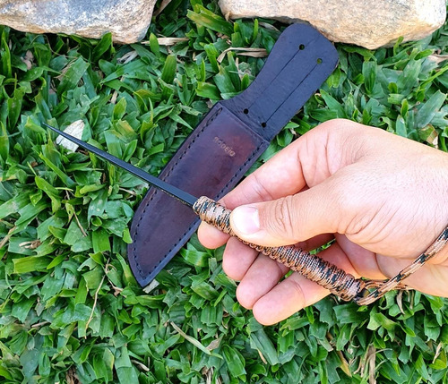 Imagem 5 de 10 de Faca Cutelaria Elmo Bushcraft Fr1 Aço Carbono Nova Original