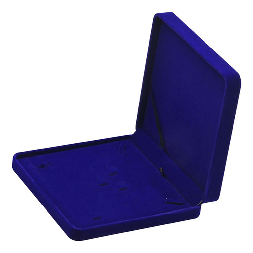 Caja De Joyería De Caja De Almacenamiento De Collar Azul