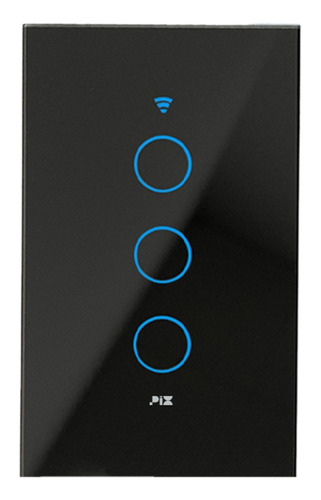 2 Botão Inteligente Smart Interruptor Touch Wifi 3 Modulos