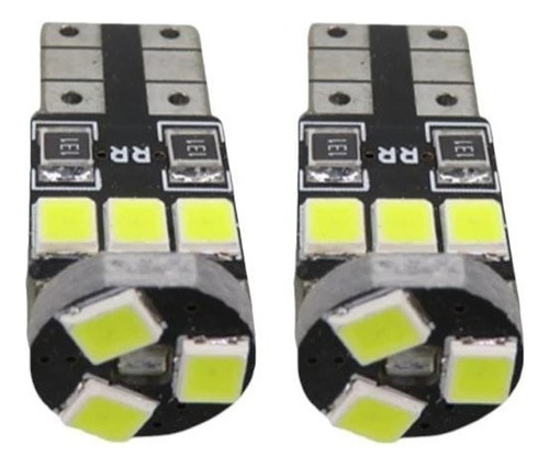 Ampolletas Luces Led Canbus T10 Cola De Pescado 12v 9 Led