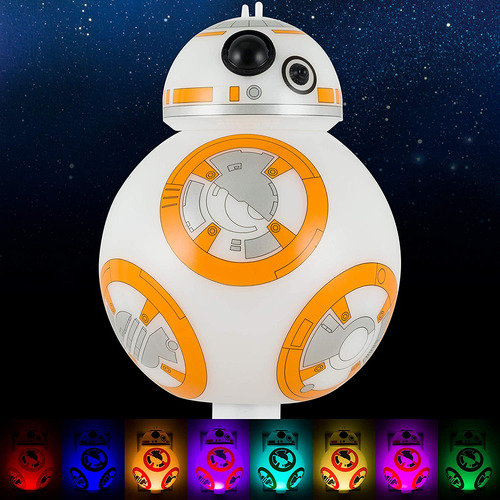 Luz De Noche Led Bb-8 Cambio De Color Edición De Coleccionis