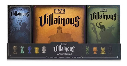 Marvel Villainous Paquete De 3 Juego De Mesa Version Ingles